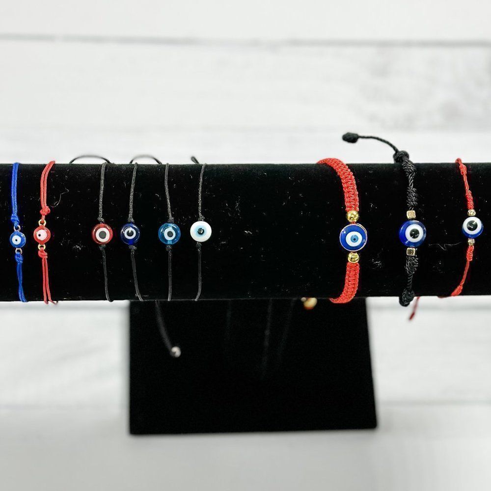 Cant See The Haters Over My Lashes Evil Eye Bracelet